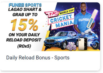 Get Up To 15% On Daily Reload Deposit Bonus on Fun88